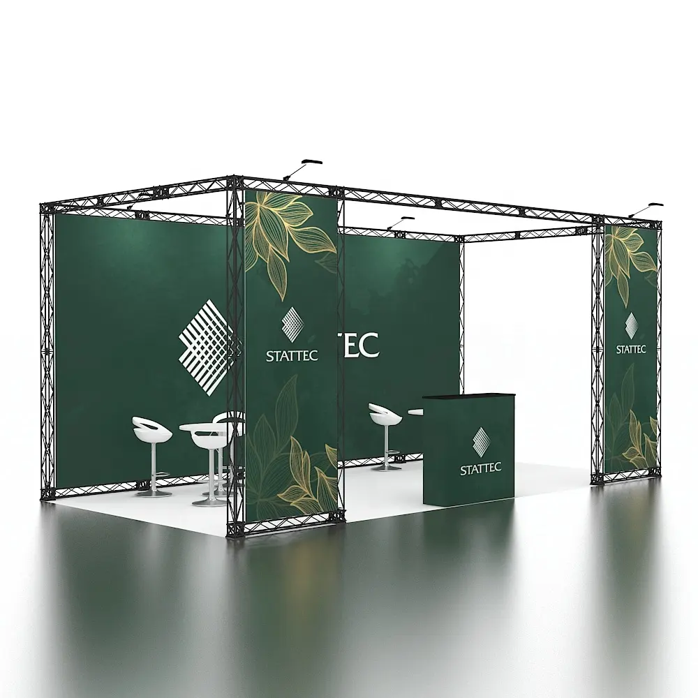 Kunden spezifisches neues Design 10x20 modulare Messe Messe tragbare Messe Aluminium fachwerk Rahmen modulare Anzeige Messestand