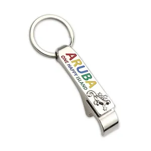 Travelpro chaveiro personalizado acessórios de metal com abridor de garrafas chaveiro logotipo personalizado gravado a laser