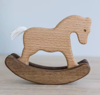 Cheval à bascule en bois, jouets Montessori, jouet sensoriel Wardorf