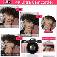 Appareil Photo Numérique Professionnel 4K de 48 Mégapixels, Caméra Numérique Portable HD pour Photos en Accéléré