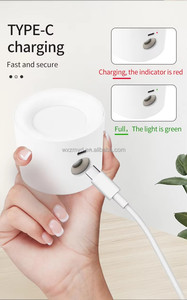 USB Có Thể Sạc Lại <span class=keywords><strong>Led</strong></span> Tường Đèn Điều Khiển Cảm Ứng 360 Xoay Không Dây Xách Tay Ánh Sáng Ban Đêm Cho Cạnh Giường Ngủ Phòng Ngủ Đèn Đọc Sách - Product Image 4