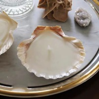 Bougies parfumées en forme de conque en forme de coquille de mer buccin naturel sculpté à la main Technique pour mariage d'été décor de chambre de plage océan décor de plage