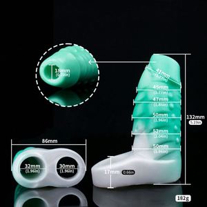 YOCY Funda de silicona líquida suave de 5 pulgadas con diseño de dragón hueco para pene, juguete sexual para hombres, consolador alienígena portátil para coqueteo - Product Image 6