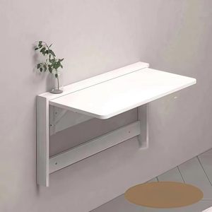 Treo tường gấp bảng gỗ có thể gập lại Tabletop Drop Leaf bàn làm việc nổi máy tính bảng cho phòng ăn phòng giặt ủi - Product Image 3