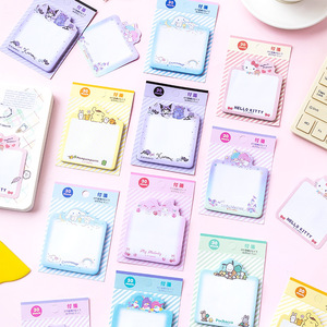 Sanrio Square Notepad 30 Sheets Adhesive For Students Office Notes <b>Memo</b> <b>Pad</b> - Product Image 1