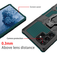Armure Ceinture Clip Stand Case pour Samsung Galaxy S25 S24 S23 S22 S21 S20 Ultra S25 + Plus S23 S21 S20 FE Housse De Protection Antichoc