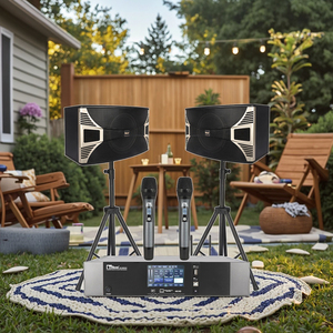 Whole Set Karaoke <strong>System</strong> Karaoke Machine+Power Amplifier+<strong>Speaker</strong>+<strong>Wireless</strong> <strong>Microphone</strong> - Product Image 1