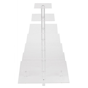 7 niveaux carré acrylique Maypole Cupcake support Cupcake tour support Cupcake présentoir pour pâtisserie mariage fête d'anniversaire - Product Image 2