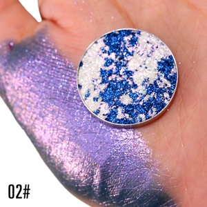 <span class=keywords><strong>Fard</strong></span> à paupières scintillant personnalisé avec logo, pigmenté, DIY, <span class=keywords><strong>bicolore</strong></span>, ombré, duochrome, <span class=keywords><strong>fard</strong></span> à paupières pressé, paillettes, marque privée - Product Image 4