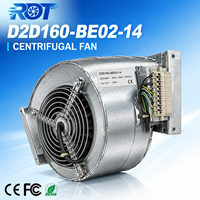 Ventilateur Soufflant Industriel AC pour Armoire VFD D2D160-BE02-14 230V 400V 700W à Double Entrée pour Dissipation de Chaleur des Armoires de Commande