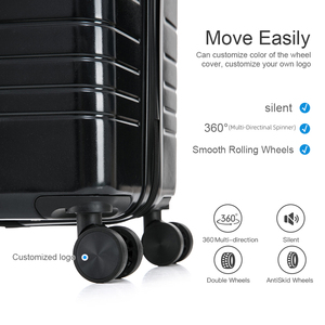 Sang Trọng Chất Lượng Cao Giá Rẻ Tùy Chỉnh Hành Lý Du Lịch Xe Đẩy Vali Bộ Kinh Doanh Du Lịch Xe Đẩy Hành Lý Bộ - Product Image 4