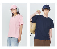 Kaos Katun Polos Lengan Pendek Pria Wanita, Tren Fashion Merek, Pakaian Pasangan, Kaos Custom Warna Permen, Atasan Musim Panas