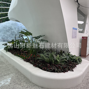 Nuevos Bancos de Arte Creativo Magic Stone, Hormigón UHPC Irregular de 3 cm de Espesor para Parques, Plazas y Jardines Exteriores - Product Image 3
