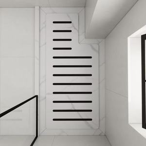 Drenaje Lineal de Diseño Moderno Personalizado, Drenaje Central, Fácil Instalación, Plato de Ducha para Baño y Hotel, Superficie Sólida, Piatti <span class=keywords><strong>Doccia</strong></span> - Product Image 5