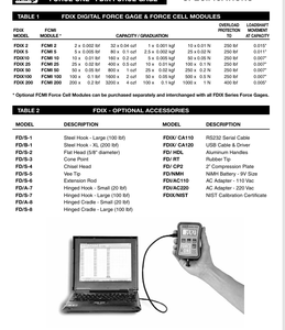 Medidor Digital de Tensión y Compresión FDIX Serie Completa FDIX2-FDIX200 - Product Image 6