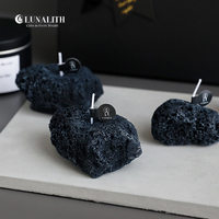 Venta al por Mayor de Velas Aromáticas Decorativas Hechas a Mano con Piedras de Meteorito, Regalo de Recuerdo para Cumpleaños y Festividades para Hombres