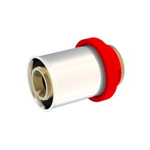 Tubo de Acero Inoxidable Ikaro 26x3mm con Sello Rojo para Conexión de Plomería - Product Image 1