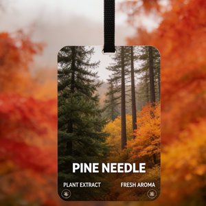 Ambientadores de Papel Personalizados para Coche, Adorno Colgante para Armario (Forma Irregular) |   Aroma Cálido de Bosque de Pinos Misty Pine Grove | - Product Image 1