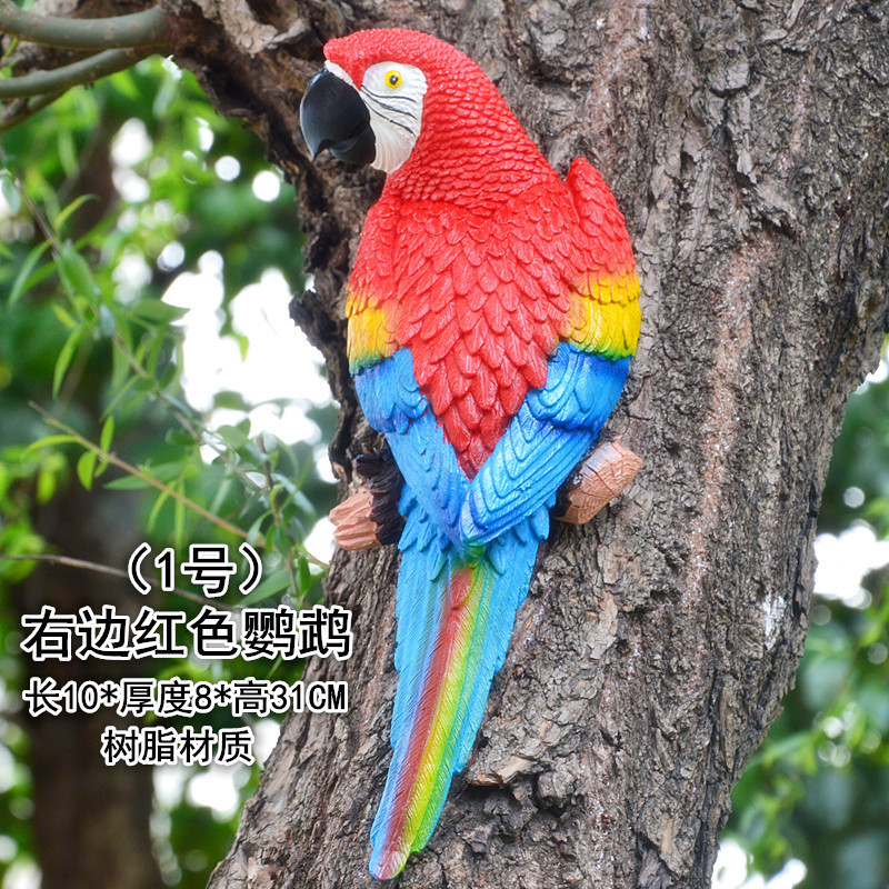 No. 1 red right parrot