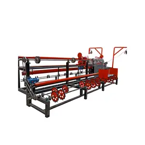high speed fully automatic manual high efficiency grass chain link fence machine wire metallurgy machinery