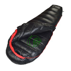 Sac de couchage mummy en nylon épissable, duvet de canard et d'oie, imperméable, coupe-vent, ultraléger et compressible pour le camping et la randonnée en extérieur - Product Image 3