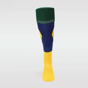 Custom Men's Summer Soccer Knee <b>Socks</b> – Non-Slip Breathable Sweat-Absorbent with Cuff/Body Logo - Product Image 4