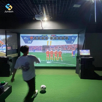 Simulateur de football interactif AR à projection murale, jeu de football sportif, simulateur de football d'intérieur, produit phare