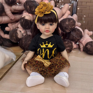 Muñeca <span class=keywords><strong>Reborn</strong></span> Dudu de 55 cm, RB06, Simulación de Personaje, Vinilo, Bebé de Goma Suave, Juguete para Niños de 4 a 6 Años, Embalaje en Caja Blanca, Venta al por Mayor - Product Image 1