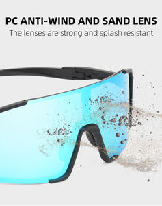 卸売カスタムロゴUV400保護安全メガネ特大ハイキングランニングスポーツサングラス - Product Image 6