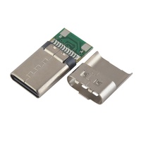 Conector Macho USB Tipo-C de Cobre, 3.0A Máx., 24 Pines