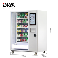 Distributeur automatique intelligent DKM avec écran tactile, système d'élévation, combo boissons et snacks