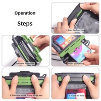Pochette étanche pour téléphone avec indice d'étanchéité IPX-8, en PVC, capacité de 9 pouces, pour la natation, le surf et la navigation de plaisance