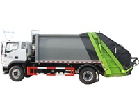Camion à ordures compacteur Foton ES5 12CBM Euro6 haute efficacité, véhicule de service Yuchai 200HP avec boîte de vitesses rapide à 8 rapports