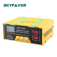 Chargeur de batterie de voiture intelligent rapide 12V 24V universel pour batteries au lithium et au plomb-acide, avec réparation automatique par impulsions