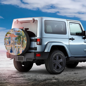 Funda de Repuesto para Neumáticos de Coche, Estilo Deportivo, Ligera, de Poliéster, con Imagen Personalizada - Product Image 5