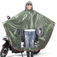Faire de la moto une couleur différente imperméable imperméable tissu Oxford mode imperméable poncho simple e-bike pour sous la pluie