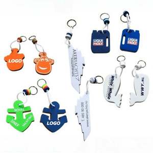 <b>Custom</b> Floating EVA Foam Keychain with Multi Layer Design, Lightweight Waterproof Boat <b>Key</b> <b>Ring</b> with Printed Logo - Product Image 1