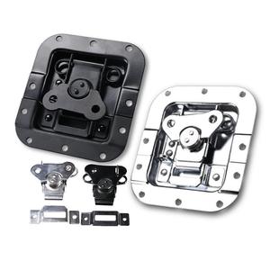 Caja de aviación, accesorios de Hardware, bloqueo de Mariposa Negra, bloqueo de resorte de borde, bloqueo de gabinete de aviación, Pestillos de plata negra - Product Image 2