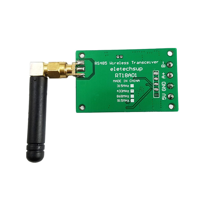 VICKO RT18A01 433M 868M Repeater Board Wireless Master-Slave Control RS485 Bus RF Serial Port UART Transceiver Module CN GUA