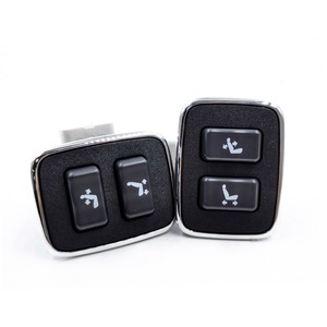 Interrupteur de réglage du siège de voiture pour Toyota Alphard, boutons de commande du siège électrique du passager, noir beige - Product Image 3