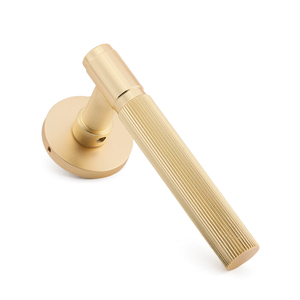 Satin <span class=keywords><strong>Brass</strong></span> Phong Cách Châu Âu Kẽm Hợp Kim Cửa Khóa Xử Lý Tay Nắm Cửa Vàng <span class=keywords><strong>Brass</strong></span> Đòn Bẩy Trên <span class=keywords><strong>Rose</strong></span> - Product Image 2