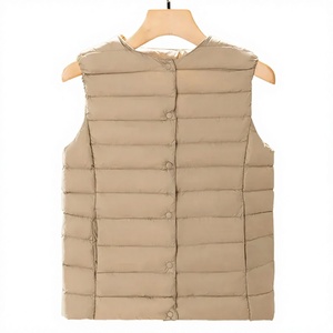 Chaleco Acolchado con Cuello Alto Color Verde Oliva para Hombre, Transpirable, de Secado Rápido, con Cierre de Cremallera, Cortavientos, Informal, para Invierno, de la Marca GENERSA SPORTS - Product Image 5