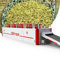 Séchoir à bande maillée pour fenouil, machine de séchage alimentaire, machine de séchage d'épices, équipement de séchage à bande maillée pour fenouil