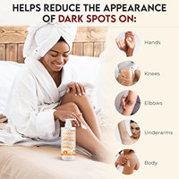 Lotion Corporelle Hydratante Éclaircissante au Collagène, Rétinol et Niacinamide pour Peaux Noires – Marque Blanche en Gros pour Femmes