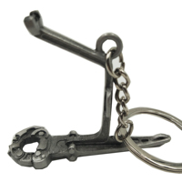 Vente en gros d'usine Outils 3D HDD et PDC Aiguille de forage Forets de forage pour l'industrie pétrolière Porte-clés Cadeau d'outil