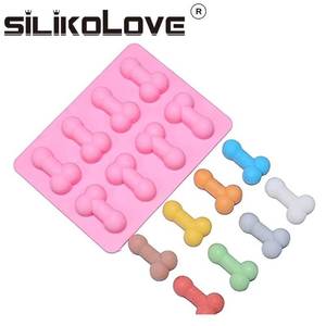 Moule à chocolat en silicone antiadhésif sans BPA, en forme de mini-pénis, 8 cavités, fabriqué par MUYULINS Factory, conforme aux normes LFGB et au platine - Product Image 2