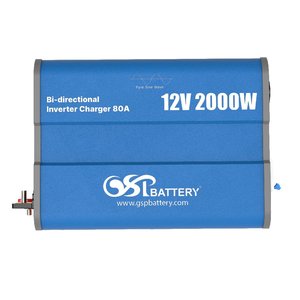อินเวอร์เตอร์สำหรับรถยนต์แบบสองทิศทาง 2000W 12V คลื่นไซน์บริสุทธิ์ พร้อมฟังก์ชั่นชาร์จแบตเตอรี่ แปลงไฟ DC เป็น AC - Product Image 1