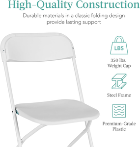 <span class=keywords><strong>Chaise</strong></span> de jardin pliable en plastique, durable, imperméable, écologique, capacité de 160 kg, confortable, <span class=keywords><strong>empilable</strong></span> et portable, vente en gros - Product Image 4