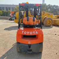 Chariot élévateur diesel Toyota d'occasion de 3 tonnes avec moteur 100% japonais à bas prix, inspection vidéo incluse, machine pour rapport d'inspection