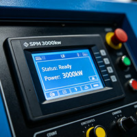 Générateur diesel silencieux de type phare 3000 kW, 60 Hz, 480 V, option moyenne tension, EPA Tier 4F, 1800 tr/min, puissance hyperscale, démarrage automatique